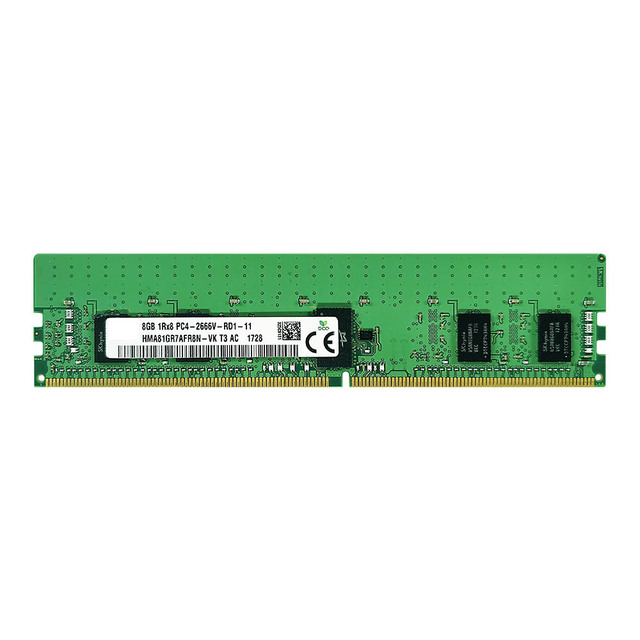 SK HYNIX 1Rx8 8GB DDR4 2666MHZ RDIMM Dual Rank Module Server Memory HMA81GR7AFR8N-VK