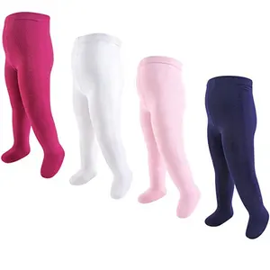 Quần Legging Cotton Hữu Cơ Mềm Mại Thiết Kế Theo Yêu Cầu Logo Oem Cho Bé Gái Tập Đi