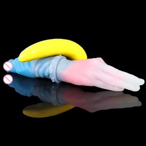 LUUK119 Liquid Silicone Imitated Realistic <b>Dildo</b> Handjob Erotic Penis Lesbian Super Long Vagina Games Sex Toy for Women - Product Image 4
