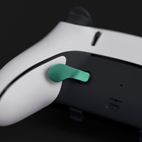 EXtremeRate Interchangeable 4 PCS Kits de boutons arrière en métal modifié pour contrôleur de bord Dualsense