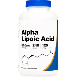 Amazon Hot Selling Natural Vegetarian Capsules Soy Free & Non-gmo Alpha Lipoic Acid Capsules