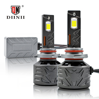 Phares LED de voiture Diinii Série L6 30000LM 300W 12V 6000K Haute Puissance H1H4H7H11 9005 en Aluminium Certifiés CE/RoHS/FCC Universels