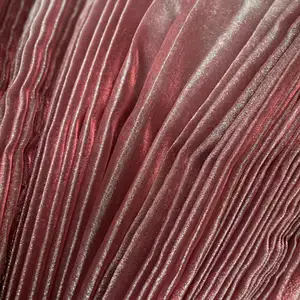 280cm di larghezza Glitter Snow Silk come tessuto in Organza liquida 100% poliestere tessuto in Tulle iridescente per abito donna