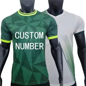 नए सत्र जल्दी सुखाने थोक थाईलैंड उच्च-गुणवत्ता वाले पुरुषों की फुटबॉल जर्सी डिजाइन फुटबॉल shirts.