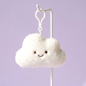Porte-clés mousqueton personnalisé en peluche, jouet en peluche doux brodé de haute qualité, accessoire de sac, cadeau scolaire, souvenir - Product Image 5