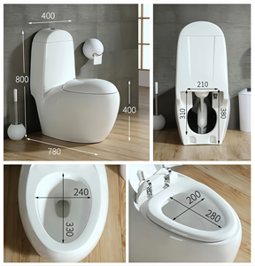 Hot Sale Middle East Vaso Sanitario <strong>Sanitary</strong> Wares Ceramic Piss Inodoro Wc One Piece Toilet Bowl for <strong>Bathroom</strong> - Product Image 5