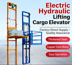 Instalasi Mudah Lift Kargo Hidrolik 1000kg CE 1 Ton Elevator Barang Elektrik Penggunaan Dalam & Luar Ruangan - Product Image 2