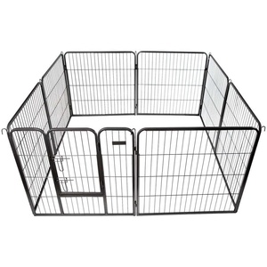 Pagar Besi dapat dilipat Luar Ruangan Terbaik pola hewan ramah anjing Playpen dapat ditarik logam yang dapat diperluas untuk olahraga burung kucing - Product Image 1