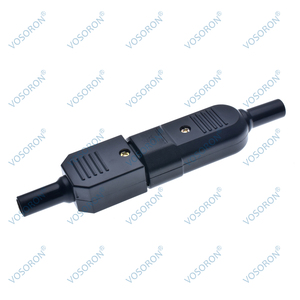 <span class=keywords><strong>Conector</strong></span> de Cable Recto IEC <span class=keywords><strong>C13</strong></span> C14 16A 250V Negro, <span class=keywords><strong>Conector</strong></span> de Alimentación Reutilizable Hembra y Macho, Enchufe de CA de 3 Pines - Product Image 2