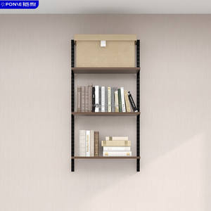 מדף ספרים מעץ מינימליסטי נייד קטן בהתאמה אישית, 0.6 מטר עם 6 מדפים לבית, למשרד, למחסן ולדירה - Product Image 3