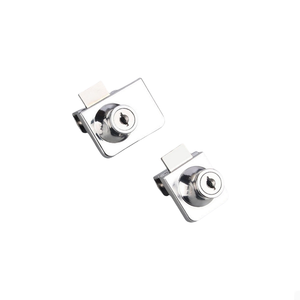 Piezas de cerradura de puerta de armario de aleación de Zinc personalizadas OEM, vitrina cromada, desbloqueo de llave para dormitorio, Hotel, escuela, Baño - Product Image 1