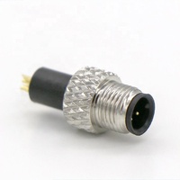 Connecteur circulaire étanche IP67 IP68 à vis mâle M5, à 3/4/5/6/7 broches, métallique droit, 10 pièces