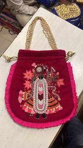 Nouvelle arrivée indienne 2024 sacs Potli brodés à la main mariage fête utilisation sacs à main Potli sacs pochettes artisanales - Product Image 4