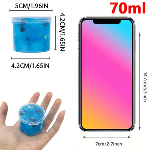 Jumon Butter <b>Slime</b> Kit 30ml Multi Color Fluffy DIY Play Antistress Clay Toy for Kids Boy Girl Party Favors Birthday Christmas - Product Image 2