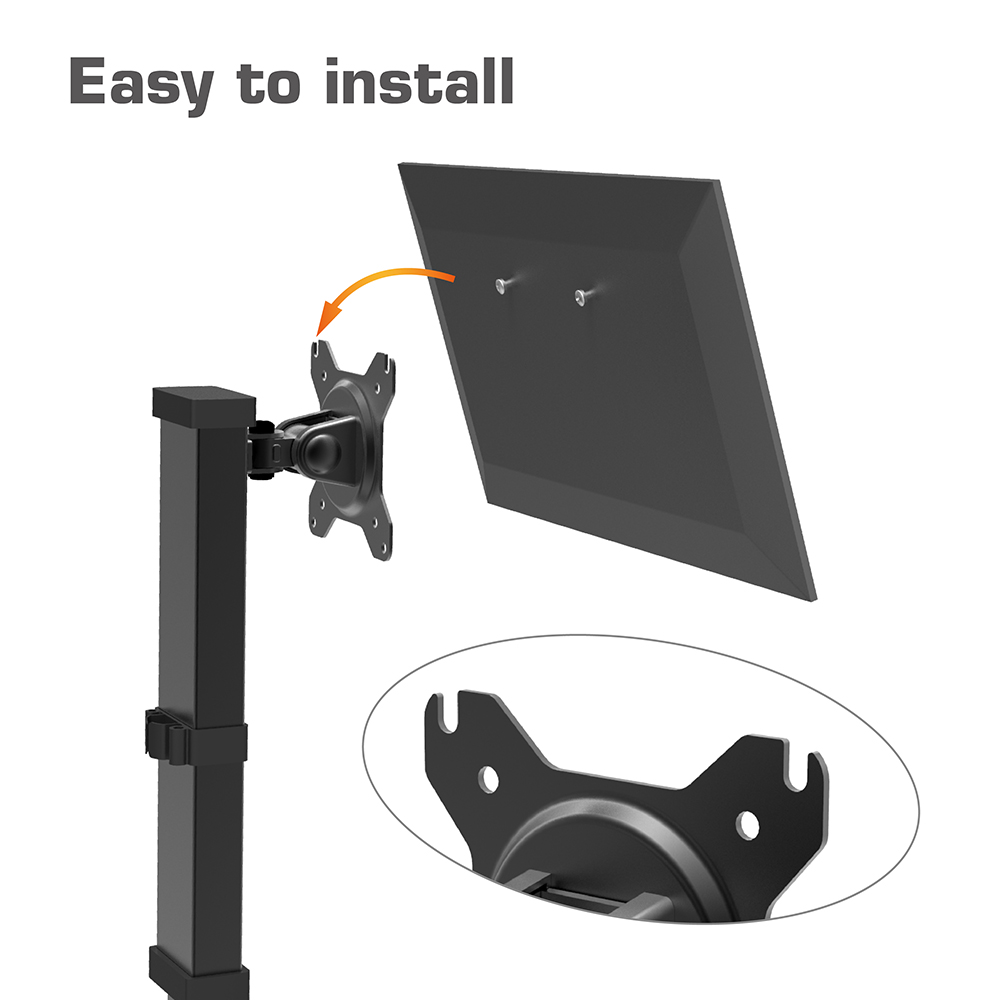 tv monitor stand 135 inches