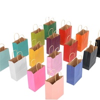 Sac à provisions de luxe en papier kraft personnalisé imprimé avec votre propre logo avec poignées