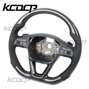 Volante de Fibra de Carbono con LED para <span class=keywords><strong>Seat</strong></span> León MK3 Cupra - Product Image 2