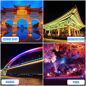 Ip65 Không Thấm Nước Ngoài Trời 48Pcs 10W 4in1 Rgbw <span class=keywords><strong>LED</strong></span> Tường Máy Giặt Nhẹ Lũ Lụt Đèn Dmx512 Điều Khiển Cho Xây Dựng Sân Khấu Sử Dụng Thành Phố Màu Sắc Ánh Sáng - Product Image 4