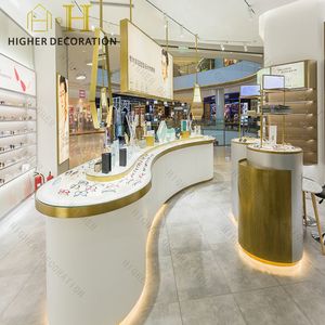 Meuble optique classique en bois, finition <span class=keywords><strong>acajou</strong></span> riche, vitrine pour lunettes, décoration de magasin d'optique de style traditionnel - Product Image 3