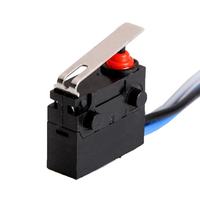 Interrupteur à bouton-poussoir Chinakel unipolaire normalement ouvert, sans LED, non intelligent, IP67, en plastique et métal, 250V 1NO