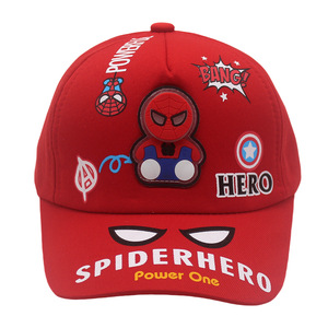 Chapeaux de voyage en plein air résistants au soleil dessin animé Anime Marvel Spider Man brillant hip-hop tasses de Baseball casquettes à visière réglables pour les enfants - Product Image 2