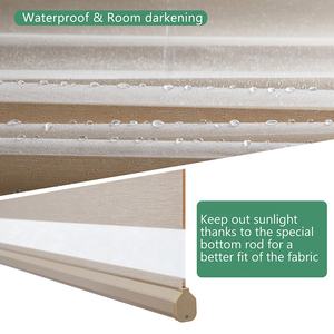 Decoración del hogar día <span class=keywords><strong>y</strong></span> noche <span class=keywords><strong>sombra</strong></span> ciega impermeable moderno inalámbrico cebra persianas - Product Image 6