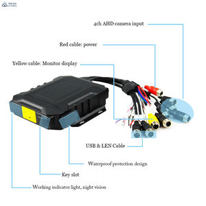 Coche Ahd720p impermeable móvil <span class=keywords><strong>Dvr</strong></span> Vista Remota 4ch Kit coche autobús Cctv Gps 4G Ssd Mdvr Kit 4G vehículo camión autobús grabadora 4ch coche <span class=keywords><strong>Dvr</strong></span> - Product Image 3