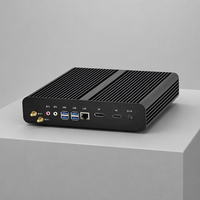 Nouveau mini PC industriel Linux embarqué sans ventilateur à faible coût avec Celeron N2840/N2940, double LAN, 4 USB 3.0, RS232, VGA, 4 Go de RAM, 64 Go de stockage