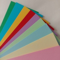 Vente flash - Assortiment de 10 couleurs - 100 feuilles par paquet - 220 g/m² - Papier couleur A4 - Carton Bristol pour travaux manuels