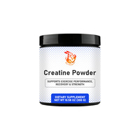Créatine monohydrate en poudre de qualité supérieure pour adultes, 300 g, 60 portions, favorise la croissance musculaire et la production d'énergie