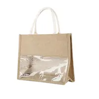 Linen Fabric Wine Bottle Bag
