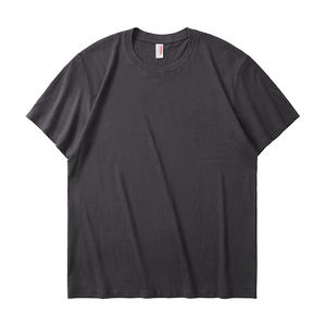 Customized Pattern Pure Cotton Short Sleeved Shoulder T-Shirt Oversized Fit Adults Children Advertising Blank Cultural Shirt - Product Image 3