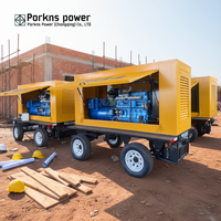 Générateur diesel professionnel 30 kVA-3750 kVA, type super silencieux, démarrage électrique, type conteneur, 10 kW-3000 kW
