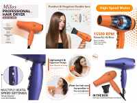 Nouveau Sèche-Cheveux Électrique Professionnel Ionique 2026 avec Diffuseur, Moteur AC 2000-2300W, Écologique, Idéal Hôtels et Voyages