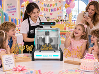 Machine à sucre décorative commerciale, imprimante automatique de bonbons pour la décoration de fêtes d'anniversaire