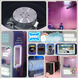 Distributeur automatique professionnel de <span class=keywords><strong>barbe</strong></span> <span class=keywords><strong>à</strong></span> <span class=keywords><strong>papa</strong></span> entièrement automatisé avec écran tactile, 2/min, compact, boîte lumineuse, multi-vues - Product Image 2