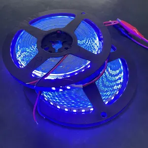 ip68 עמיד למים קרח כחול uv led פס אור 12v 24v led פס ip68