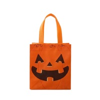 Sacs de bonbons d'Halloween en non-tissé laminé multicolores en gros, réutilisables, mignons, à motifs de dessins animés, pour cadeaux de fête d'anniversaire d'enfants