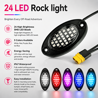 Kit de feux arrière avec LED à 30 lentilles, boîtier de batterie, interrupteur et connecteur XT60 pour rénovation/amélioration