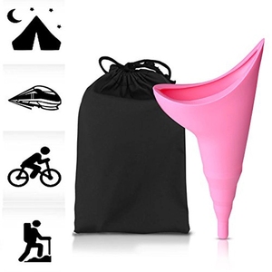 <span class=keywords><strong>Urinoir</strong></span> portable en silicone pour femmes, entonnoir à urine féminin, accessoires <span class=keywords><strong>de</strong></span> toilette pour la maison, les voyages, le camping en plein air - Product Image 3