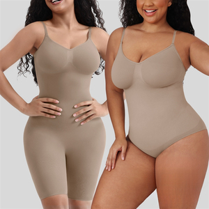 High-quality skim shapewear women's body shaping underwear, abdominal slimming and lifting open-top enhanced version halter top