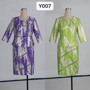 Traje de Vestir de Diseño Verde de Lujo, Personalizado, Talla Grande, Ropa de Mujer, Vestido de Iglesia, Evento, Fiesta - Product Image 3