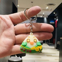 Porte-clés en PVC en forme de dessin animé mignon, breloque de sac à dos en caoutchouc souple créative, cadeau pour enfants du Festival du Dragon