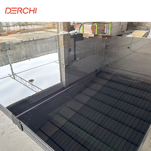 <span class=keywords><strong>Porte</strong></span> <span class=keywords><strong>de</strong></span> <span class=keywords><strong>garage</strong></span> résidentielle moderne bon marché électrique isolée noire sectionnelle pleine vue miroir sans cadre - Product Image 5