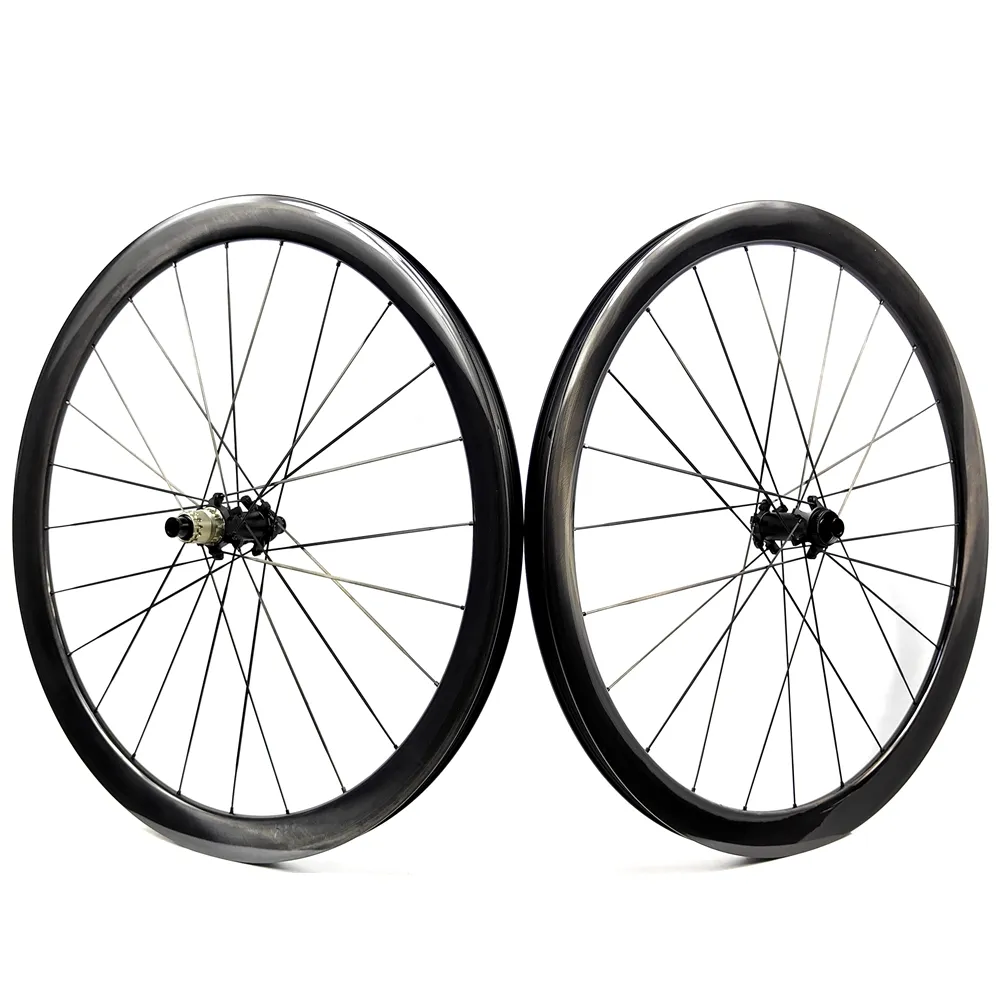 BIKEDOC WR2940 700C 29mm carbonio cerchio strada disco in carbonio ruote per biciclette con CSR24 mozzo centro blocco ruota in carbonio