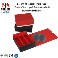 Boîte de rangement pour cartes à collectionner TORSON, capacité de 3000+ cartes, boîte de rangement pour deck Commander, compatible avec les cartes de jeu Magic, YugiOh, TCG, PTG et cartes sportives