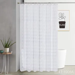 Cortina de ducha PEVA EVA personalizada, superventas, cortinas de baño