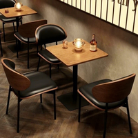 Canapés et chaises de bar KTV modernes et minimalistes en acier pour restaurant de barbecue, café, et salon de thé à bulles