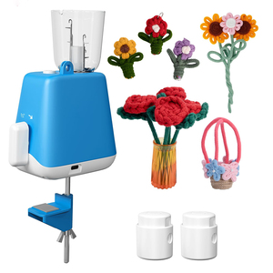 Máquina de Tejer Eléctrica ICord, Herramienta Automática para Hacer Manualidades con Tensión Adecuada, Enrollador de Hilo Doméstico para Crochet y Tejido - Product Image 1