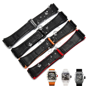 สายนาฬิกาไนลอนแบบหรูหราสำหรับนาฬิกา Richard Mille รุ่น RM011 RM3502 RM056 สายนาฬิกาผ้าแคนวาสสำหรับผู้ชาย - Product Image 4
